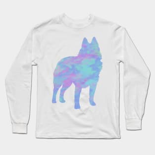 Rainbow Pastel Schipperke Long Sleeve T-Shirt